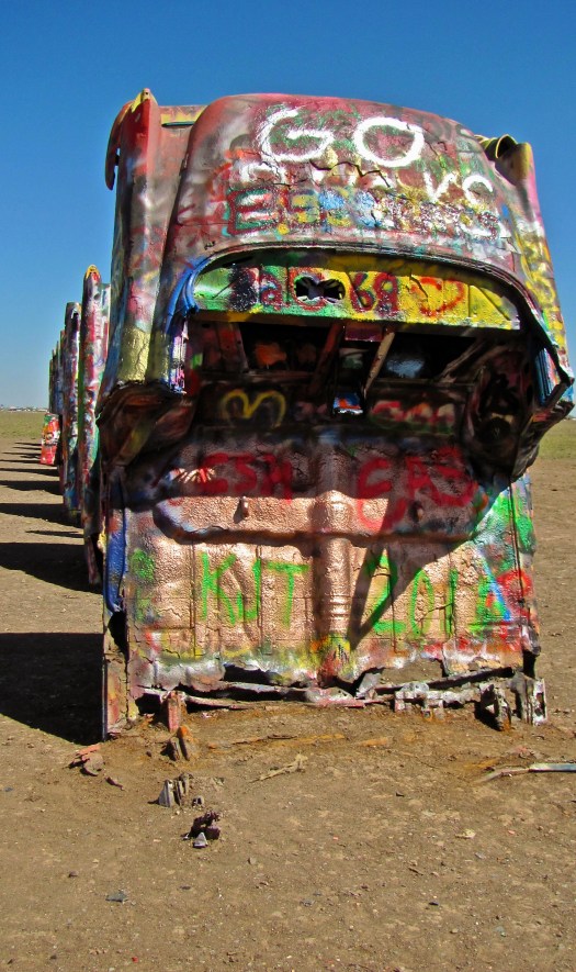 Cadillac Ranch, Amarillo, Texas.