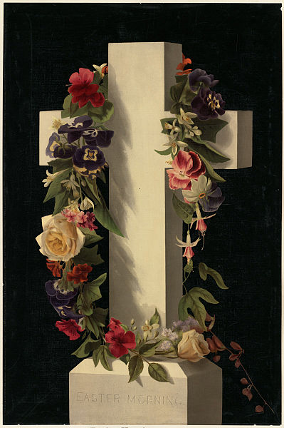 Easter Morning. Chromolithograph by Mary Theresa Hart from 1861-1897.