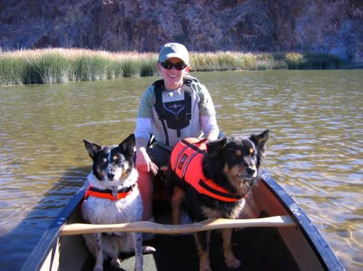 Canoeing on the lower Colorado River.
