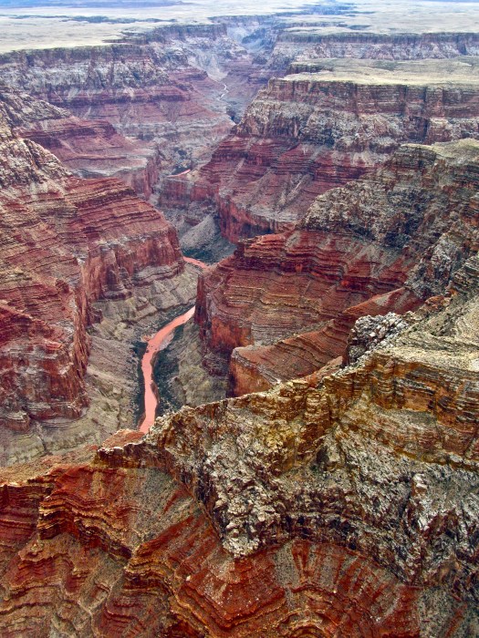Crossing Temple Butte, Grand Canyon National Park